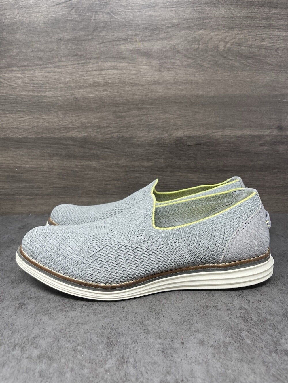 Cole Haan OriginalGrand Stitchlite Wingtip Oxford Womens Size 9.5 Gray Knit